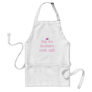 "Kiss the Southern Cook, Ya'll!" - Rosa Heart! Förkläde