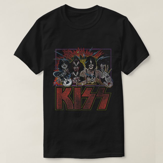 KISS  Unmasked II  T Shirt (Design framsida)