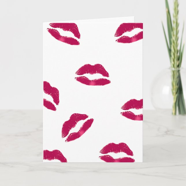Kiss Valentine Card Helgkort (Framsida)