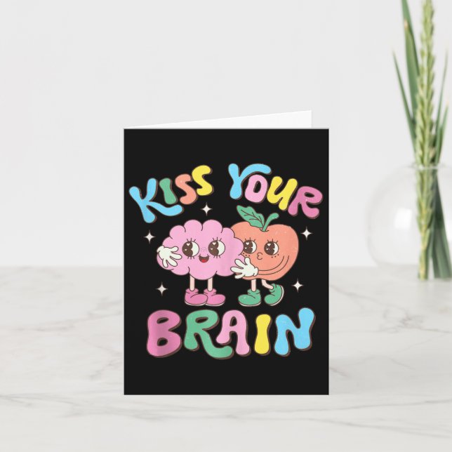 Kissa din Valentines-testdag Lärartorg Kort (Framsida)