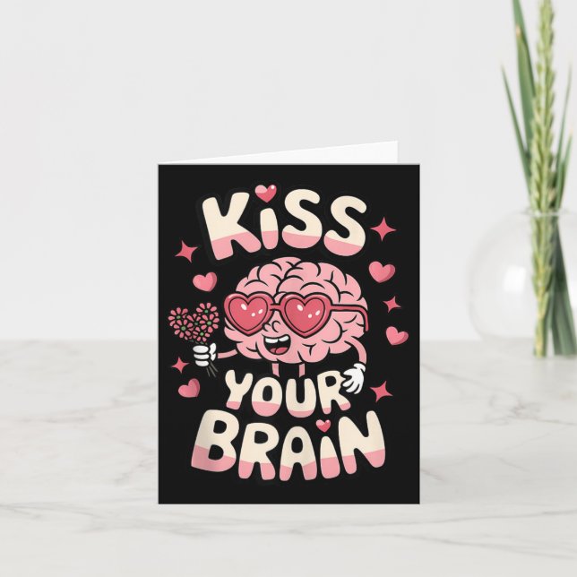 Kissa din Valentines-testdag Lärartorg Kort (Framsida)