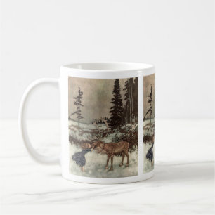 Kissa en renare på näsan kaffemugg