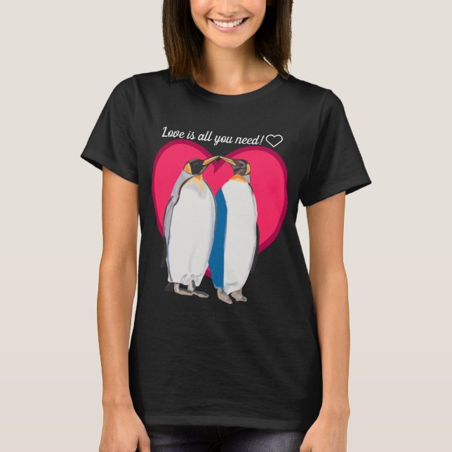 "kissa" Kung Penguins Tröja (Framsida)