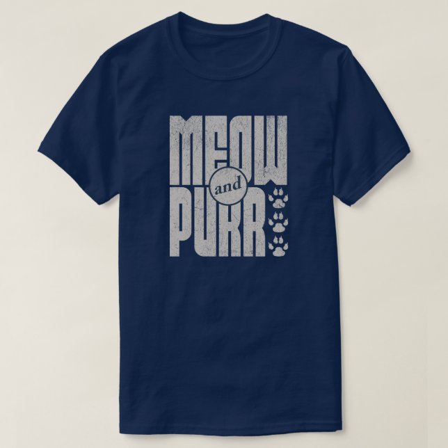 Kissa Miaou T-Shirt (Design framsida)