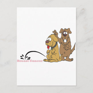 Kissa på bröstcancer vykort