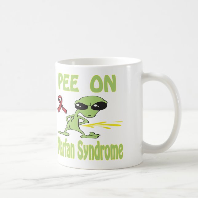 Kissa på den Marfan syndrommuggen Kaffemugg (Höger)