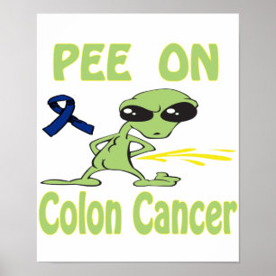 Kissa på koloncanceraffischen poster