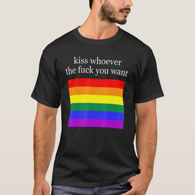 Kissa vem du vill ha. t shirt (Framsida)