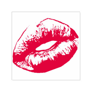 Kissable Läppar Lipstick Självfärgande Stämpel