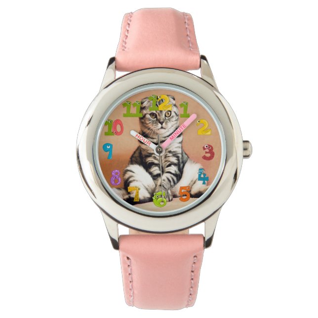 Kissekatt Armbandsur (Framsida)