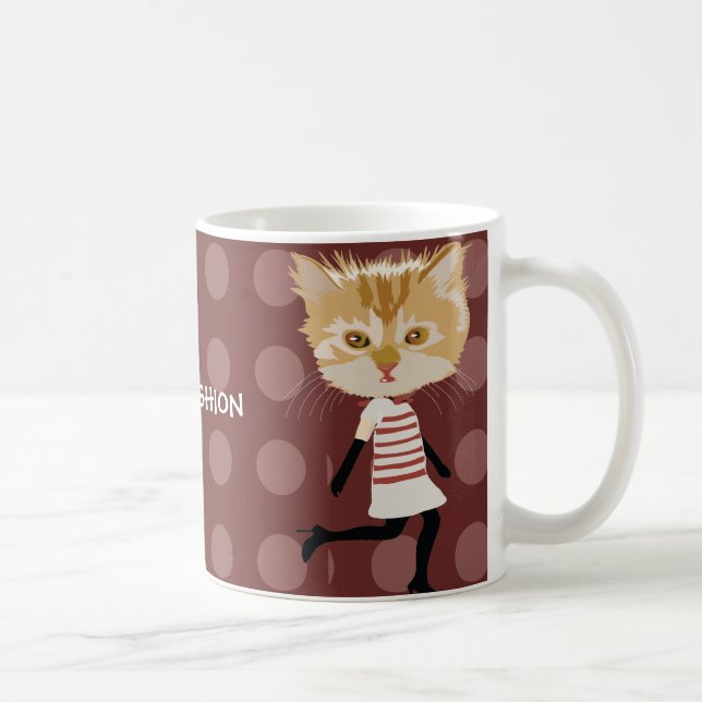 kissekatt kaffemugg (Höger)
