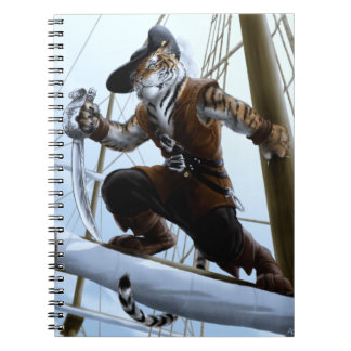 Kissekattn startar anteckningsboken anteckningsbok med spiral