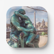 Kissen av Auguste Rodin vid Tuileries i Paris