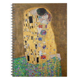 Kissen av Gustav Klimt Anteckningsbok