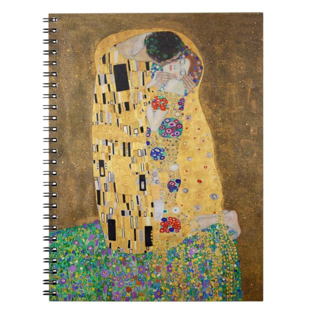 Kissen av Gustav Klimt Anteckningsbok (Framsidan)