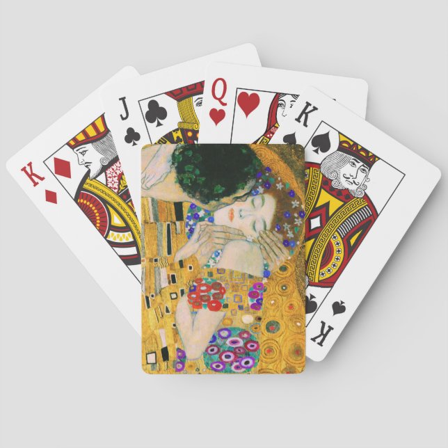 Kissen av Gustav Klimt Casinokort (Baksidan)