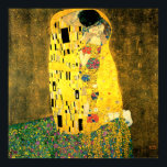 Kissen av Gustav Klimt Fine Art Poster Skriv ut<br><div class="desc">Kiskonsten (Älskare),  som mellan 1908 och 1909 målades av den österrikiska symbolen och Art nouveau-konstnären Gustav Klimt (1862-1918)</div>