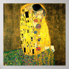 Kissen av Gustav Klimt Fine Art Poster Skriv ut