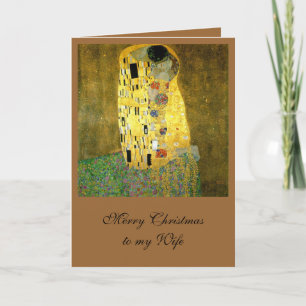 Kissen av Gustav Klimt Helgkort