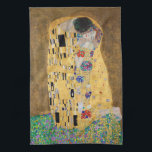 Kissen av Gustav Klimt Kökshandduk<br><div class="desc">Kissen av Gustav Klimt</div>