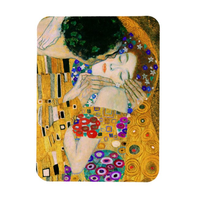 Kissen av Gustav Klimt Magnet (Vertikal)