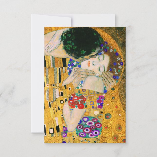 Kissen av Gustav Klimt OSA Kort (Framsida)