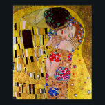 Kissen av Gustav Klimt Poster<br><div class="desc">Den här målningen med titeln The Kiss är gjord av den berömd konstnären Gustav Klimt. Gustav Klimt Gustav Klimt var en österrikisk symbolmålare och en av de mest framstående medlemmarna i Wienrörelsen. Han blev 1897 en av grundarna av och ordföranden för Wiener Sezession och för gruppens tidskrift Ver Sacrum. Om...</div>