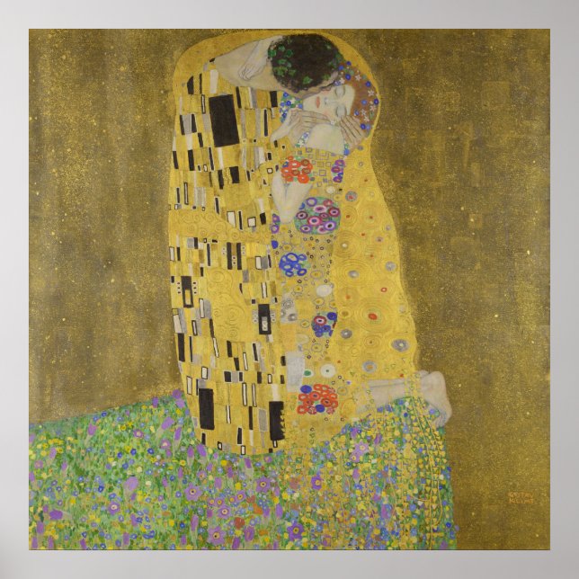 Kissen av Gustav Klimt - poster (Framsidan)