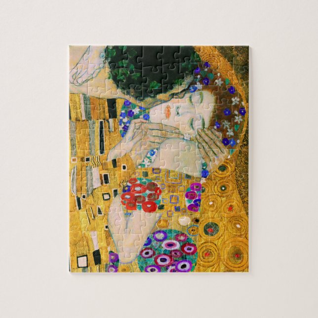 Kissen av Gustav Klimt Pussel (Vertikal)
