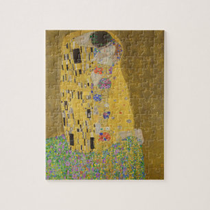 Kissen av Gustav Klimt Pussel