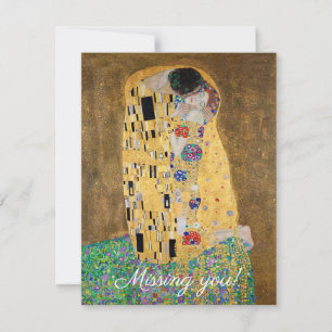 Kissen av Gustav Klimt Saknade dig