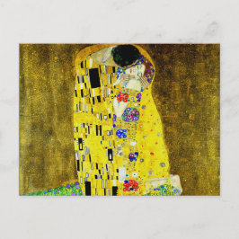 Kissen av Gustav Klimt,symbolmålare,konst Vykort