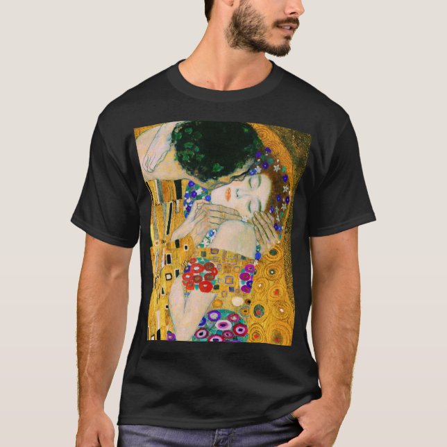 Kissen av Gustav Klimt T Shirt (Framsida)