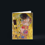 Kissen av Gustav Klimt, Vintage Art Bröllop Tack Kort<br><div class="desc">Det är enkelt att anpassa tack vare bröllop-kortet Siss (detaljer) (1907-1908). Konstnär: Gustav Klimt (1862-1918). Kiss är en vintage av Viktorian Era Symbolism bra konst kärlek och romantik med ett romantiskt par i olika skuggor av guld, mönster och symboler, som delar en kyss mot en brons bakgrund. Om konstnären: Gustav...</div>