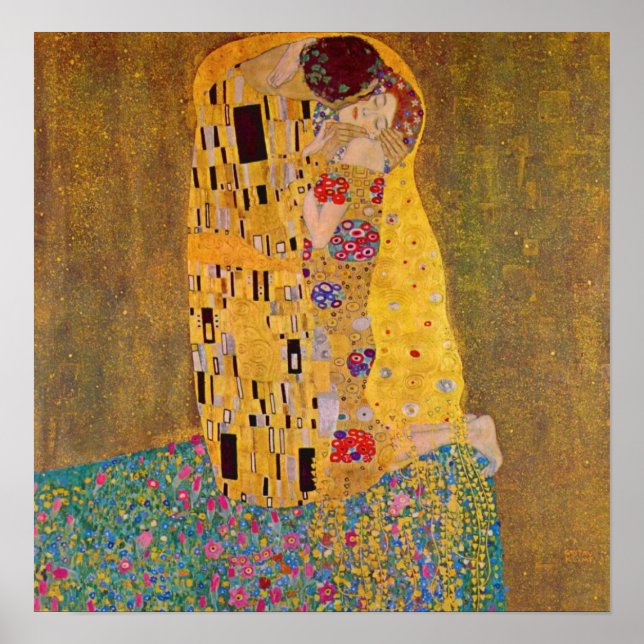 Kissen av Klimt Poster (Framsidan)