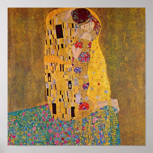 Kissen av Klimt Poster (Framsidan)