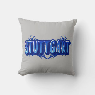 Kissen mit Aufdruck Stuttgart Kudde
