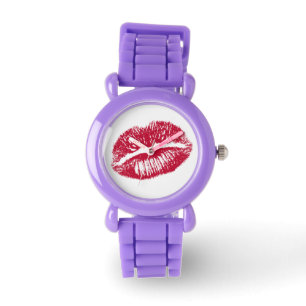 Kissen, Red Läppar Armbandsur