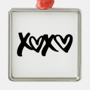 ***KISSER OCH HUGS*** CHRISTMAS KÄRLEK ORNATION JULGRANSPRYDNAD METALL