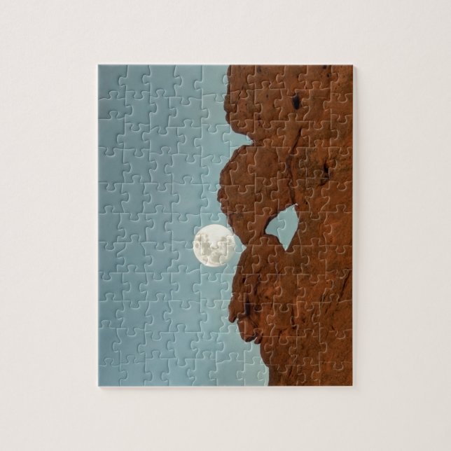 Kisser under Måne Pussel (Vertikal)