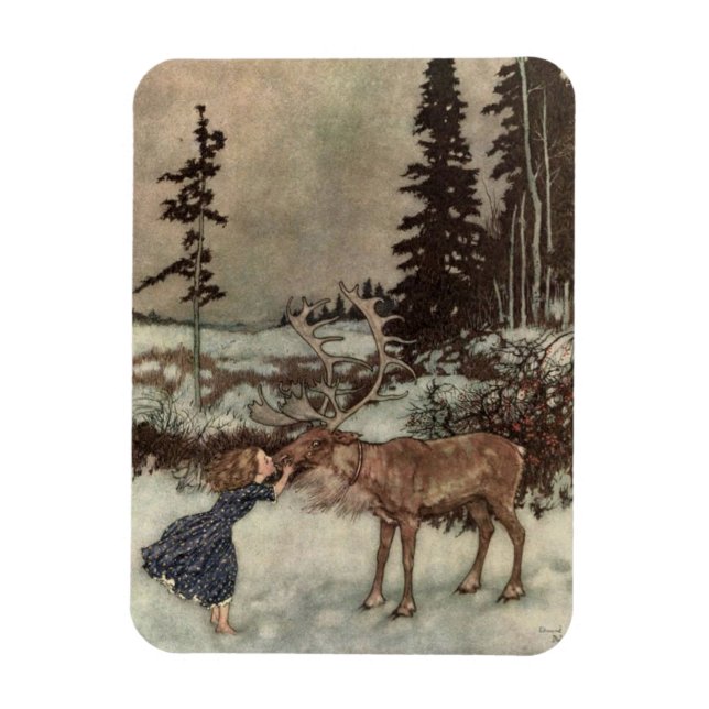 Kissera en rennäsa magnet (Vertikal)