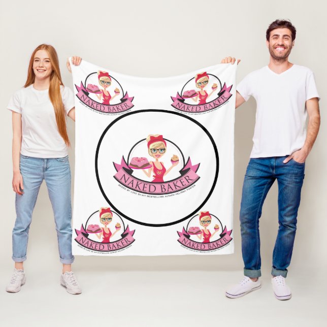 Kisserad av Kärlek Baker Blanket Fleecefilt (På plats)