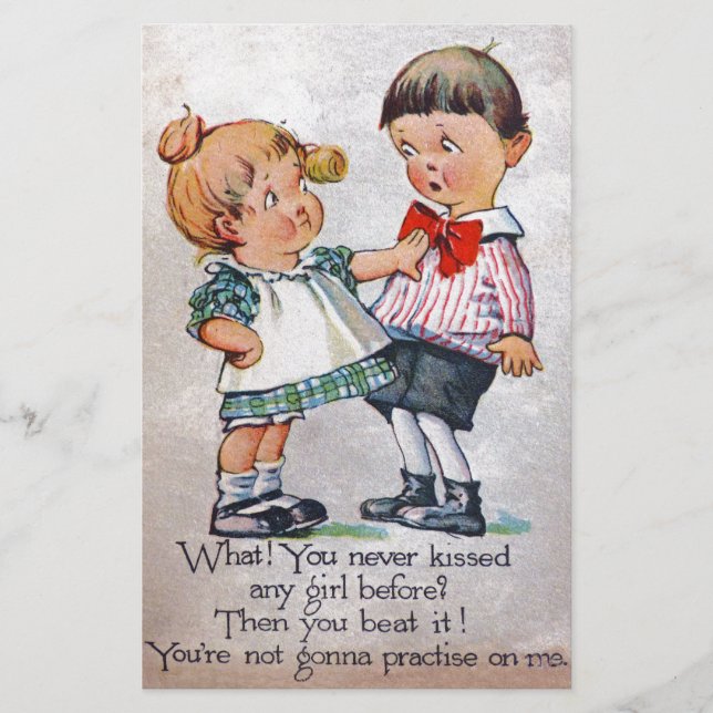 Kisserade aldrig en flicka? (Framsida)