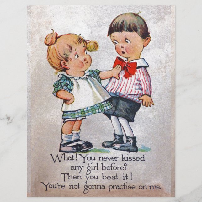 Kisserade aldrig en flicka? (Framsida)