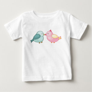 Kisserande fåglar t shirt