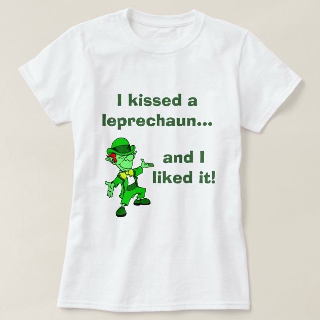 Kisserande Leprechaunsar Tröja (Design framsida)