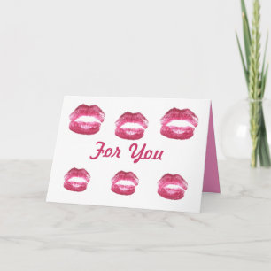 Kisses åt dig helgkort