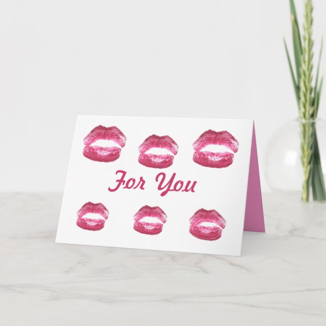 Kisses åt dig helgkort (Framsida)