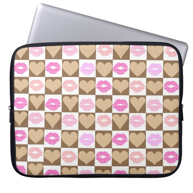 Kisses, choklad och många kärlek. laptop sleeve (Framsidan)