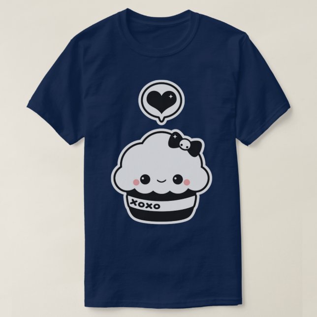 Kisses Cupkaka T Shirt (Design framsida)